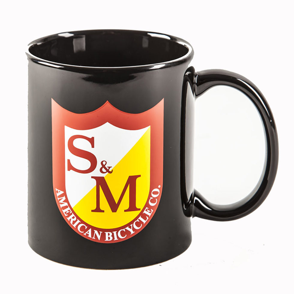 S M Gloss Black 12 Oz Coffee Mug S M Bikes